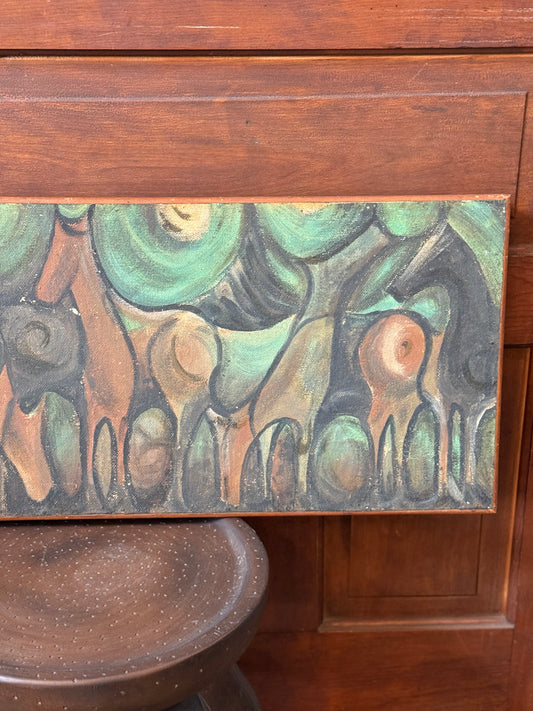 MCM HORSE PAINTING
