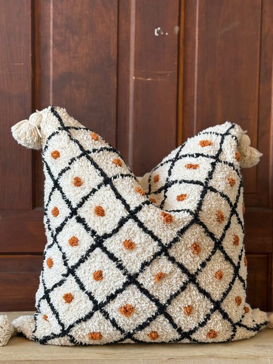 24X24 MOROCCAN SHAG PILLOW