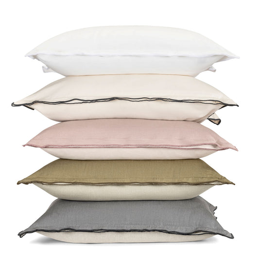 Kinfolk Bleached Euro 26x26 Pillow Covers