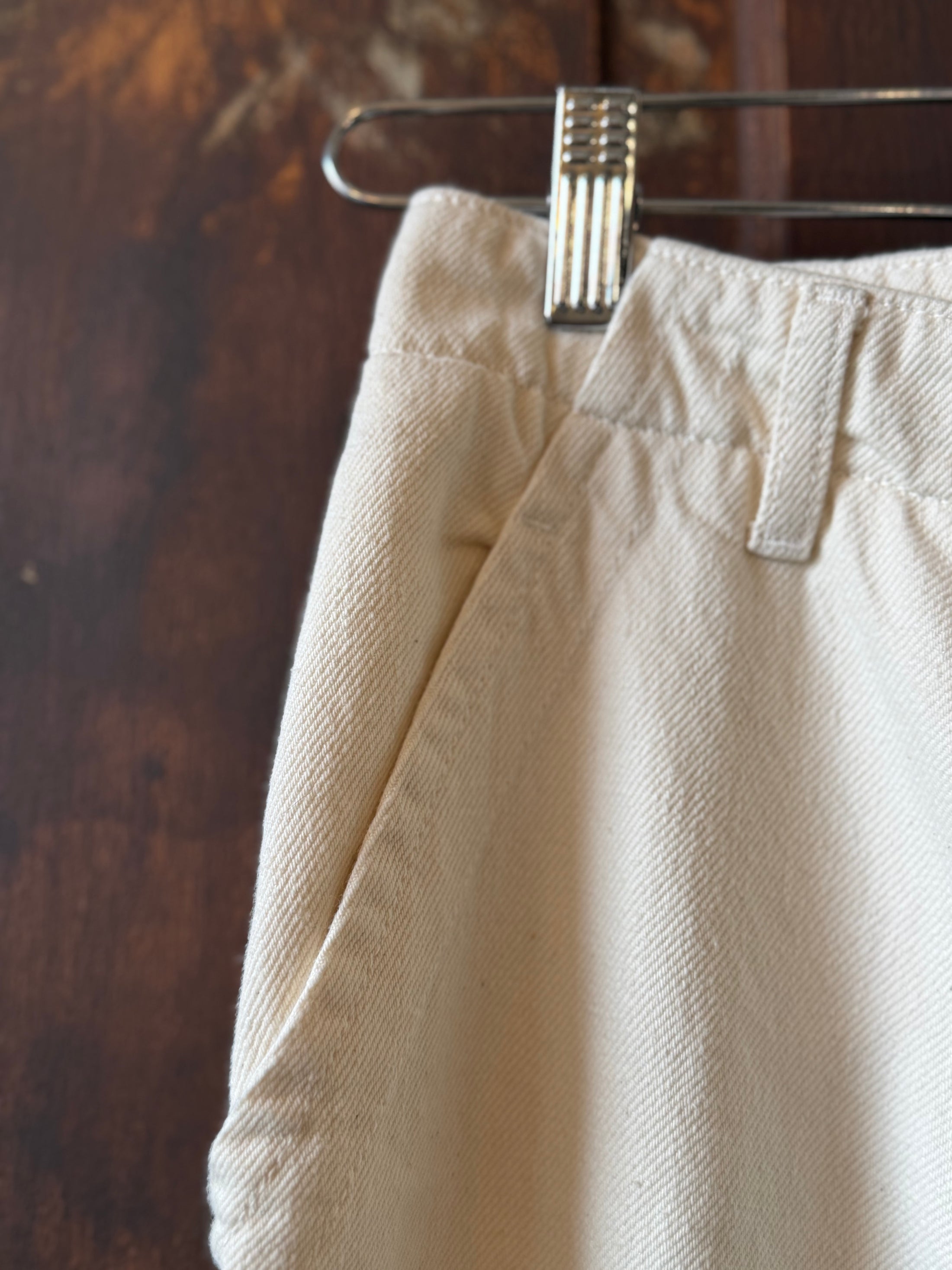 TALLY TROUSER MILK XS
