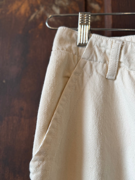 TALLY TROUSER MILK XS