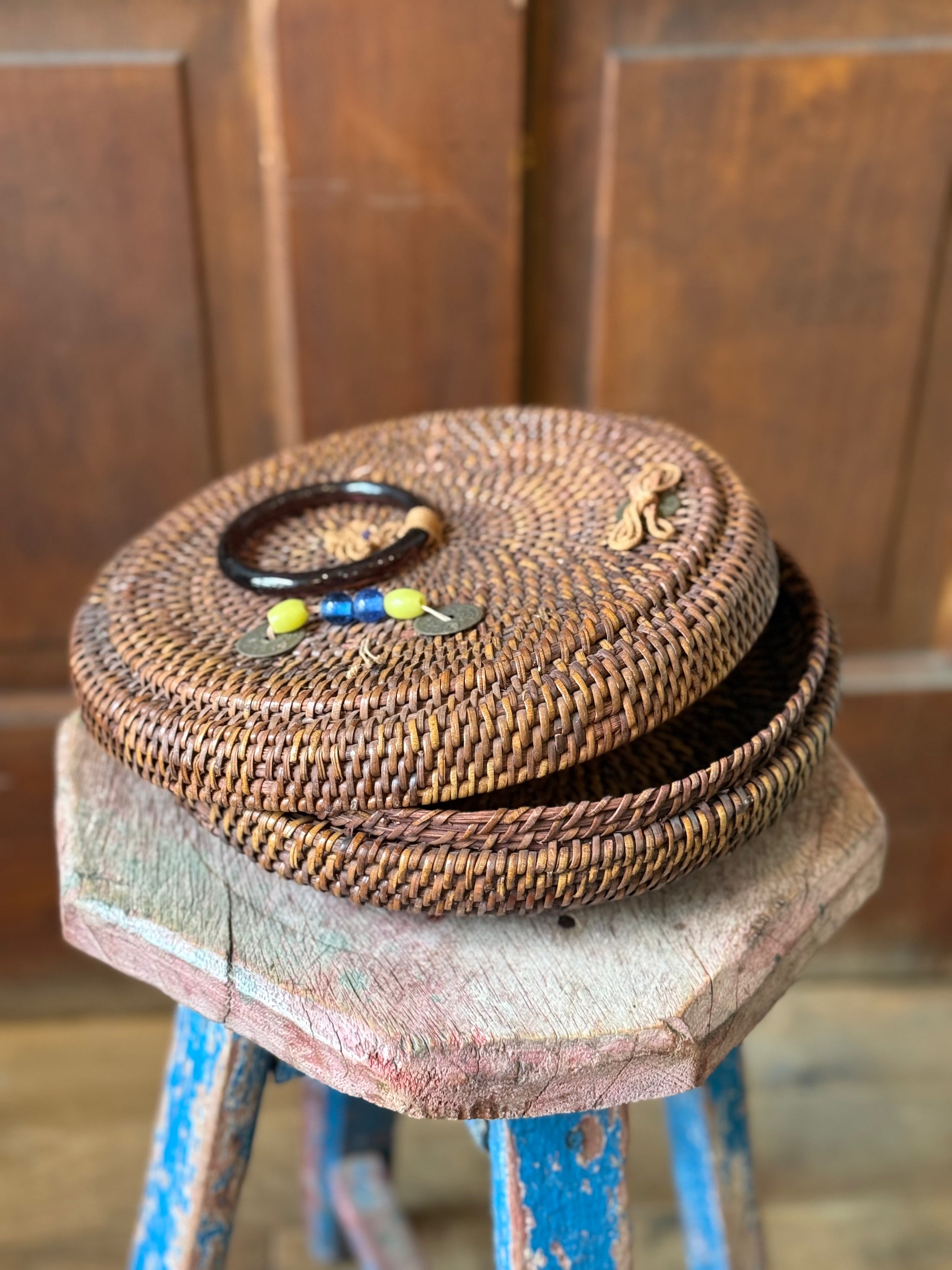 ASIAN DECORATIVE BASKET