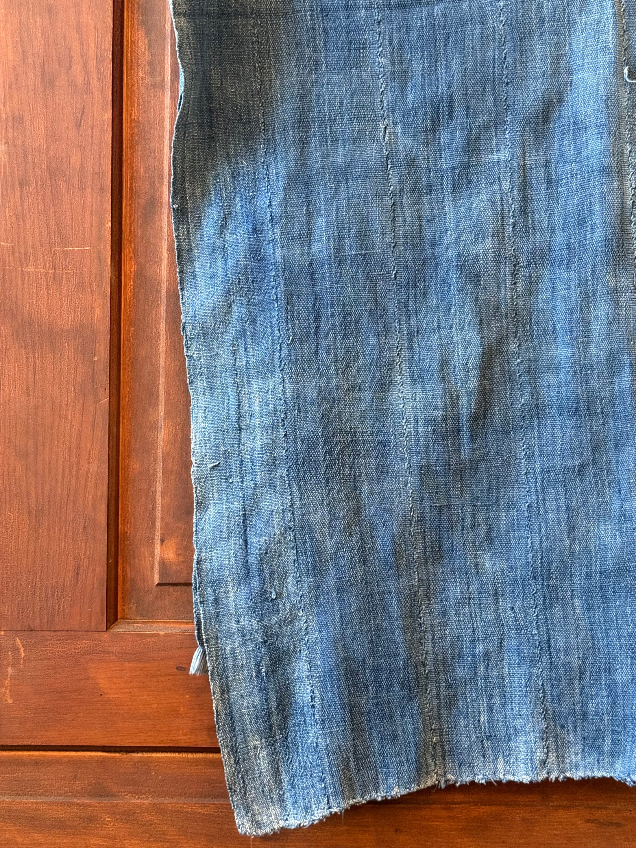 AFRICAN INDIGO THROW BLANKET
