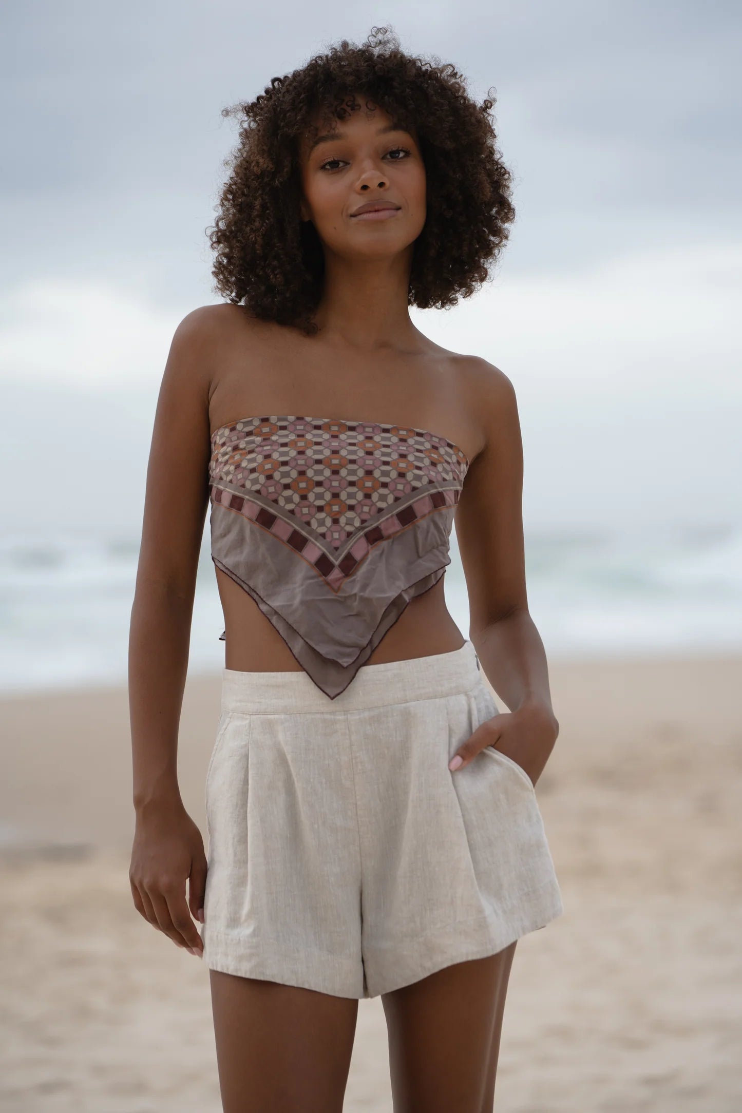 GAIA LINEN SHORTS