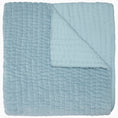 Load image into Gallery viewer, VELVET LIGHT INDIGO QUILT - TWIN/TWIN XL
