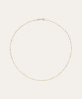 Load image into Gallery viewer, SATURN CHAIN NECKLACE 18" - 14K YELLOW GOLD
