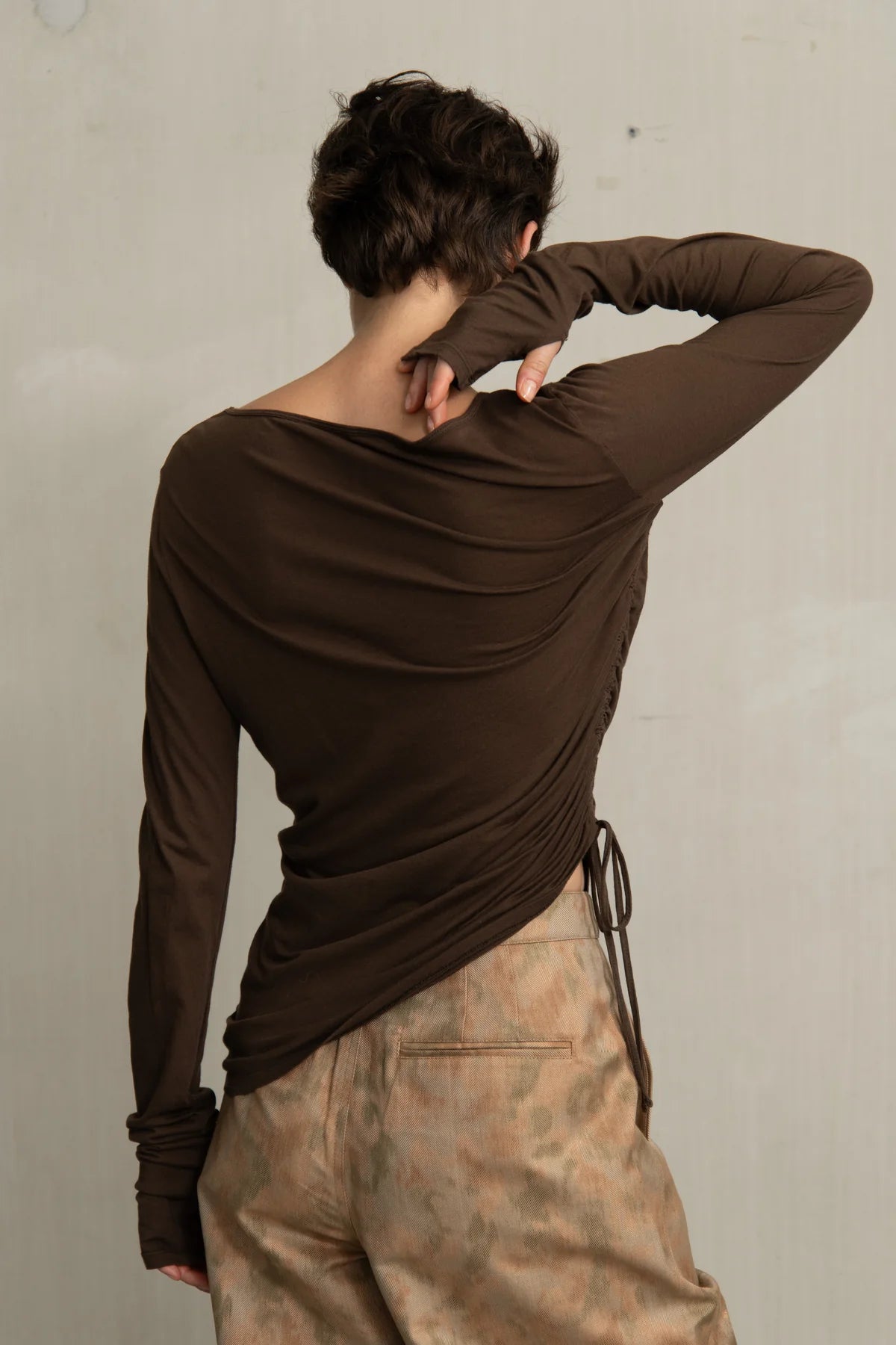 BELA DRAPED TEE