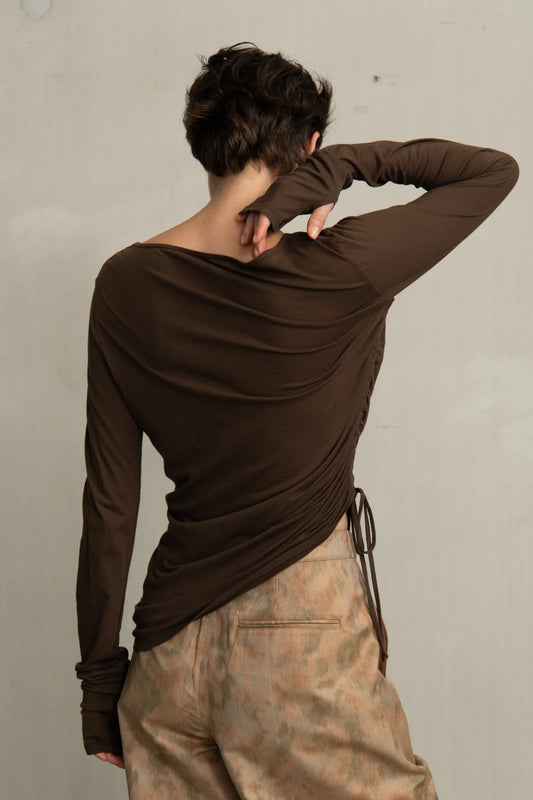 BELA DRAPED TEE