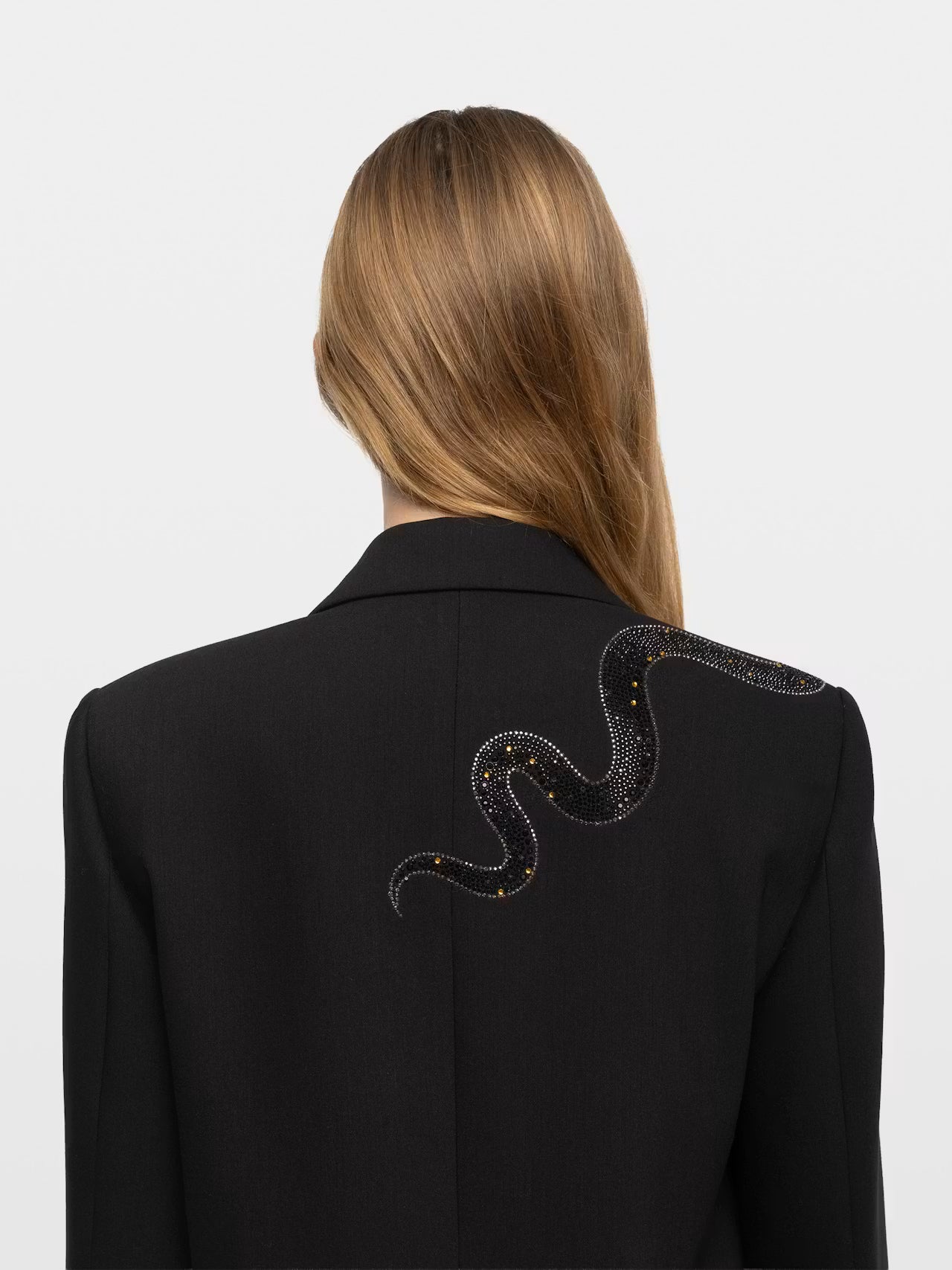 VANILLE STRASS SNAKE BLAZER