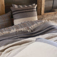 Load image into Gallery viewer, BLACK HOUSE STRIPE COVERLET
