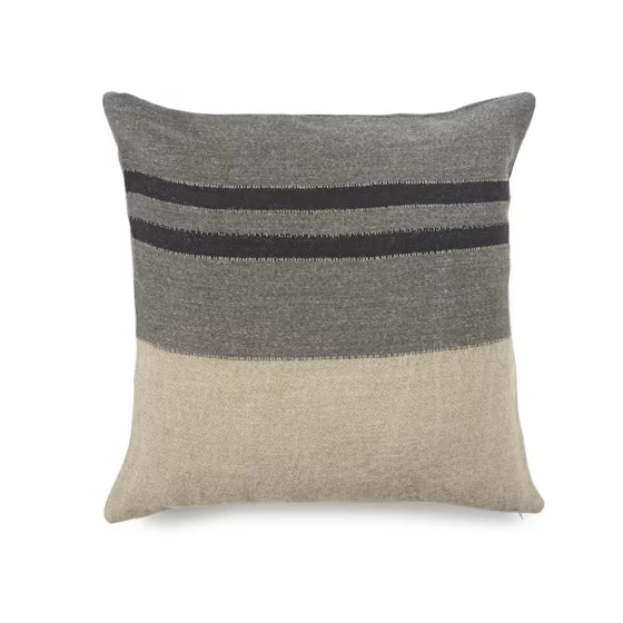 BLACK HOUSE STRIPE PILLOW COVER