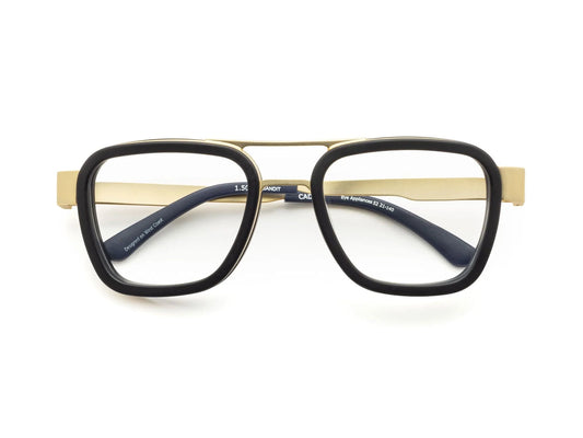 BANDIT READING GLASSES MATTE GOLD/BLACK