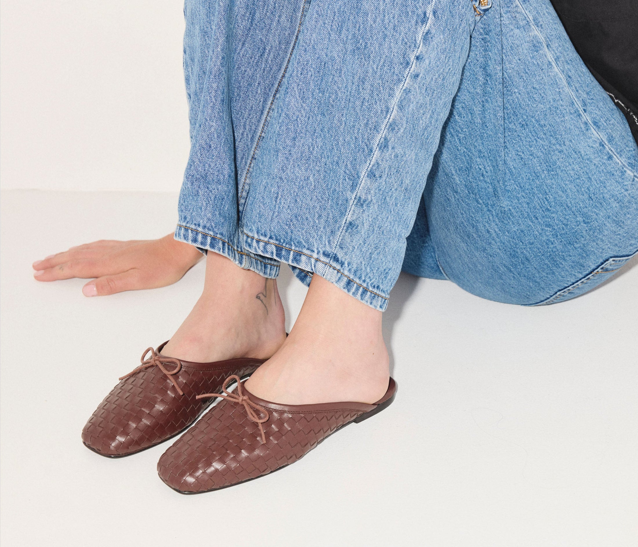 CAMMIE WOVEN MULE