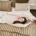 Load image into Gallery viewer, CANAL STRIPE PILLOW CASE
