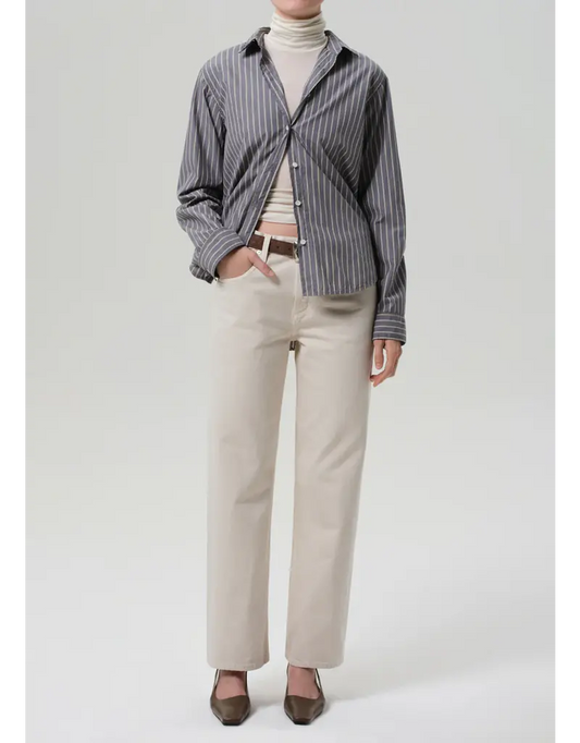 LINDZ LOW RISE EASY STRAIGHT IN TWILL ALMONDETTE 27