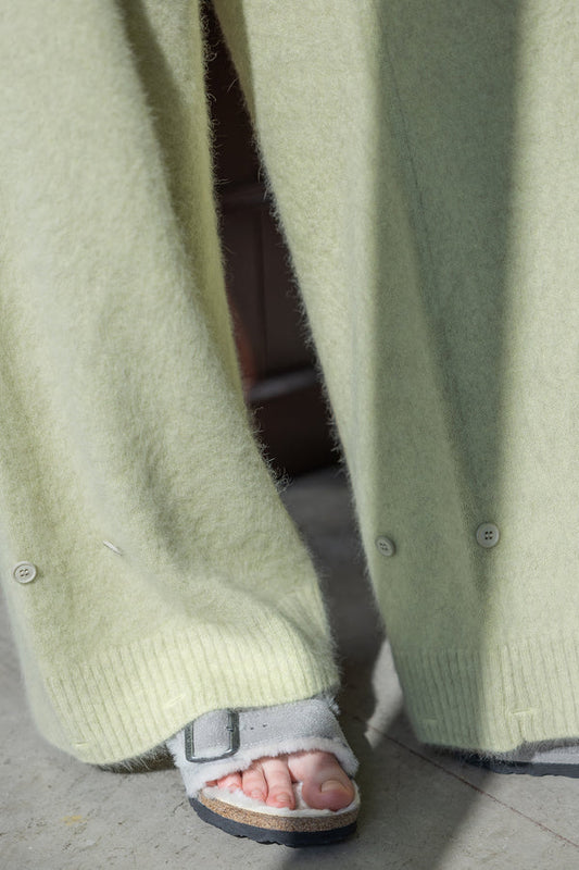 BRUSHED SWEATPANT LIME 38