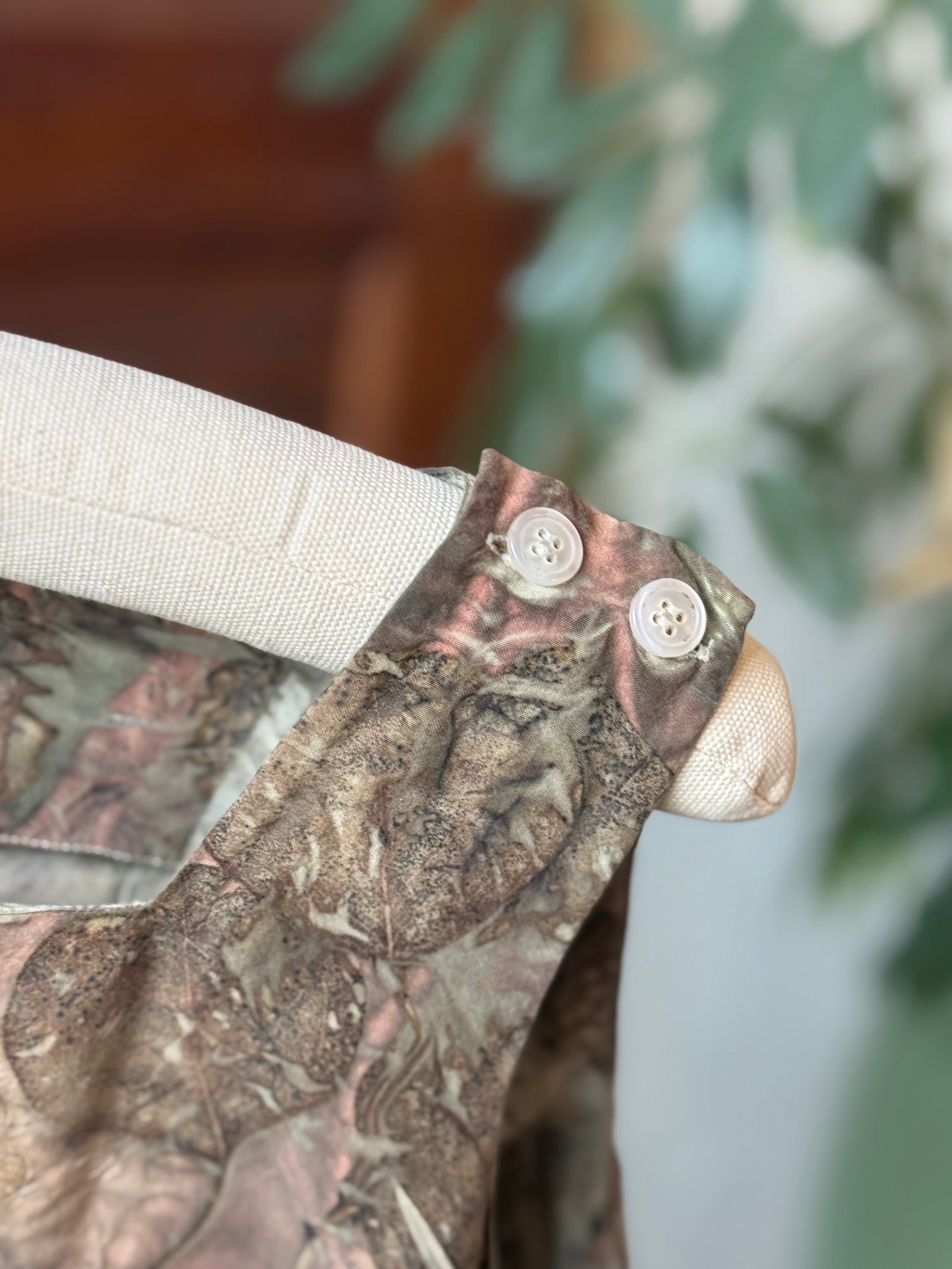 ECO PRINTED BLOUSE - XS