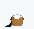 Load image into Gallery viewer, ELIS MINI CRECENT BAG IN BISCUIT RAFFIA
