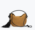 Load image into Gallery viewer, ELIS MINI CRECENT BAG IN BISCUIT RAFFIA

