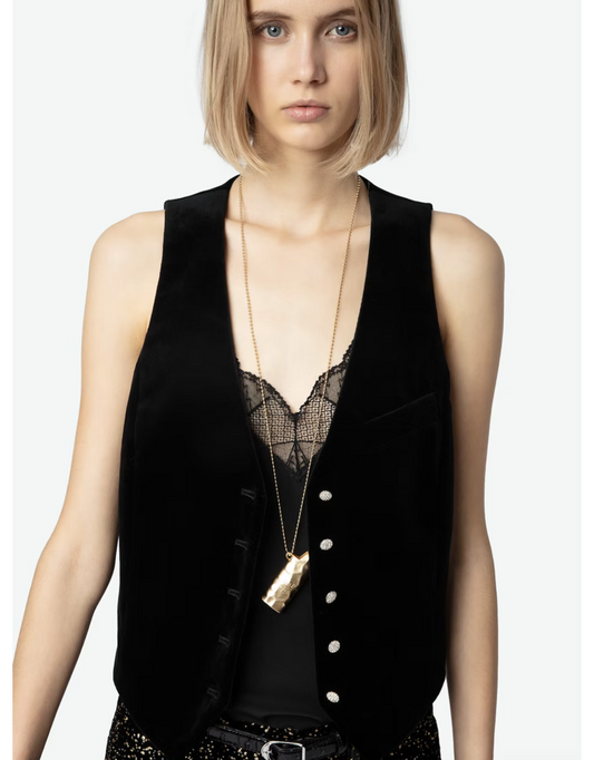 EMAUX VELVET VEST