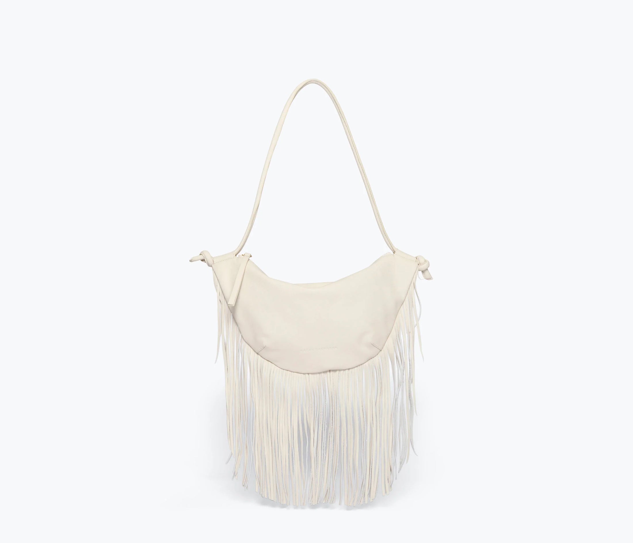 ERIKA CRESCENT FRINGE BAG