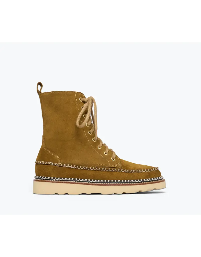 LILLY LACE UP BOOT BOG SUEDE