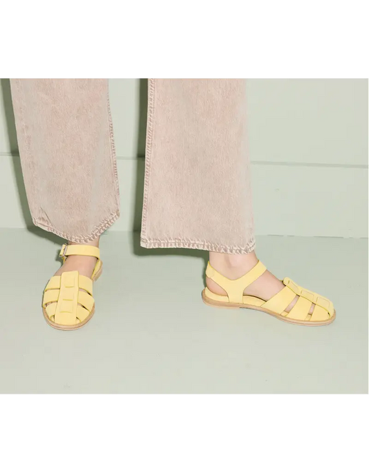 SERA FISHERMAN SANDAL IN LIMON SUEDE