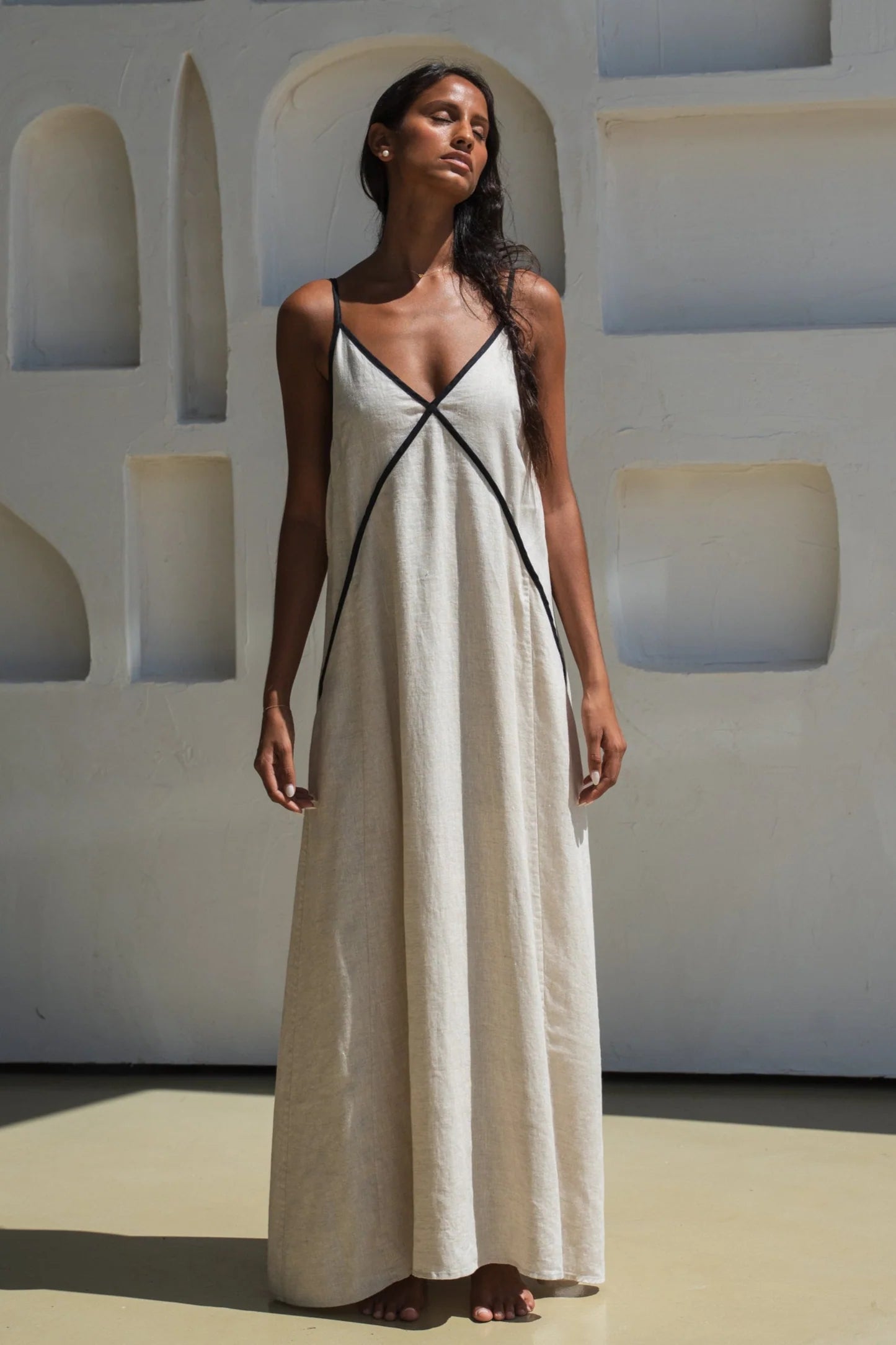 AZALEA LINEN DRESS
