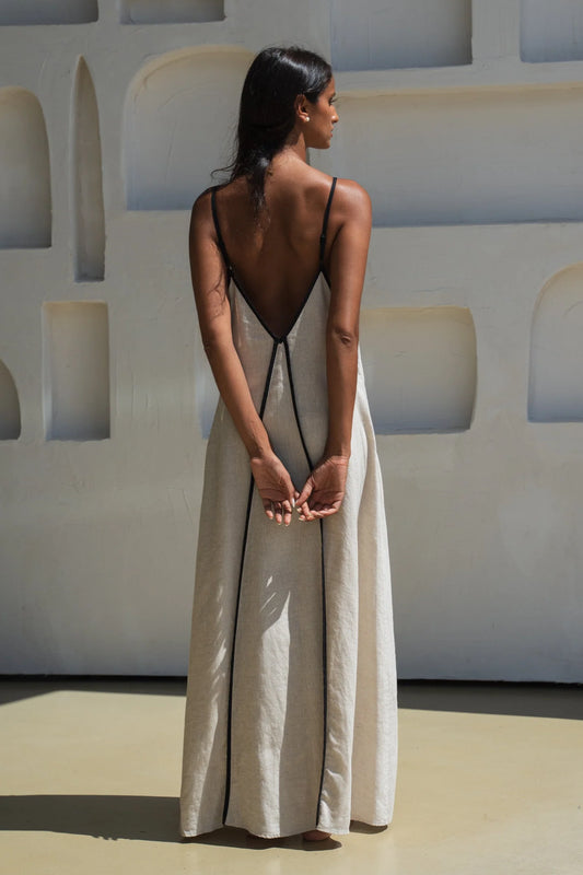 AZALEA LINEN DRESS