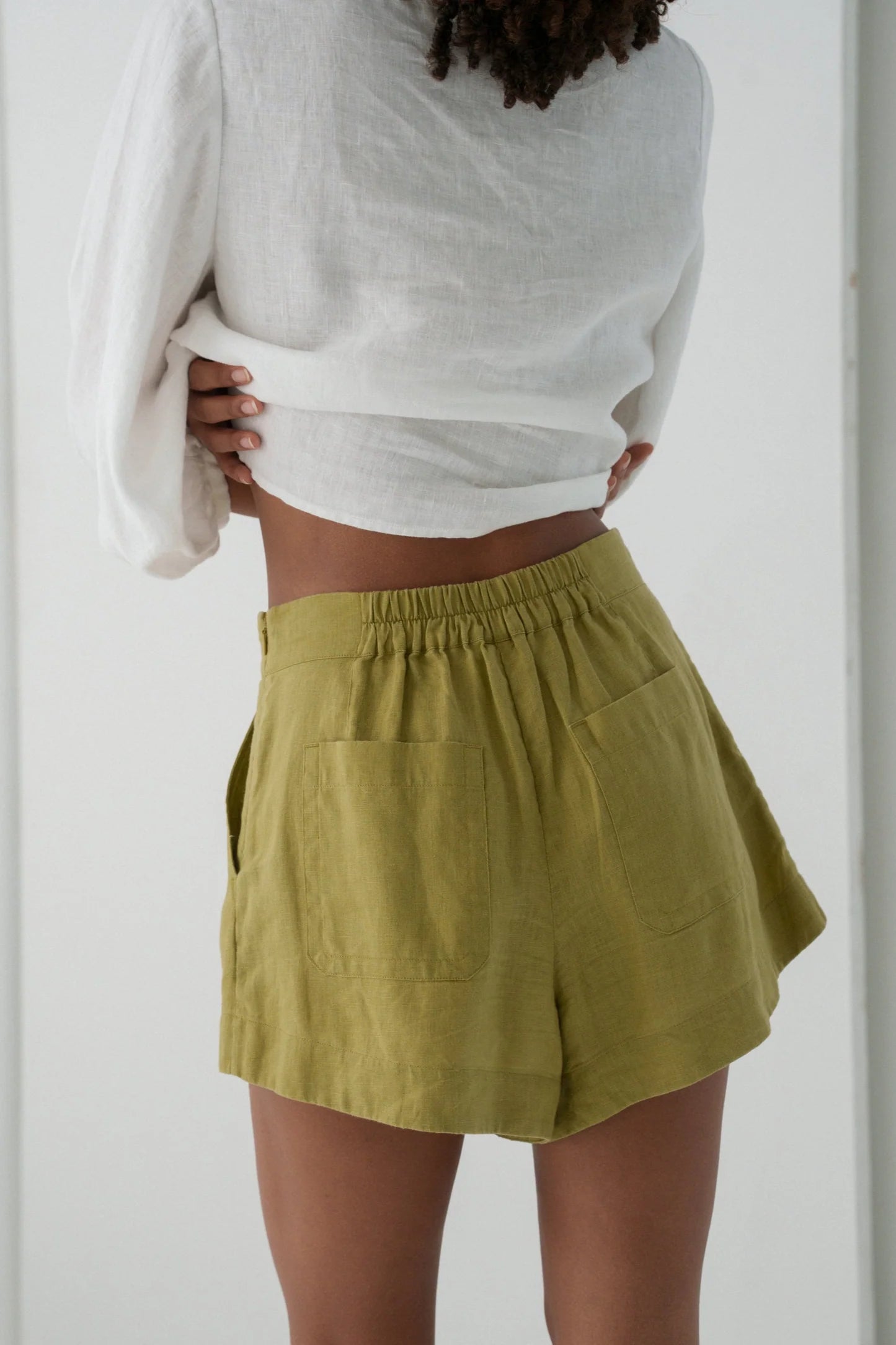 GAIA LINEN SHORTS