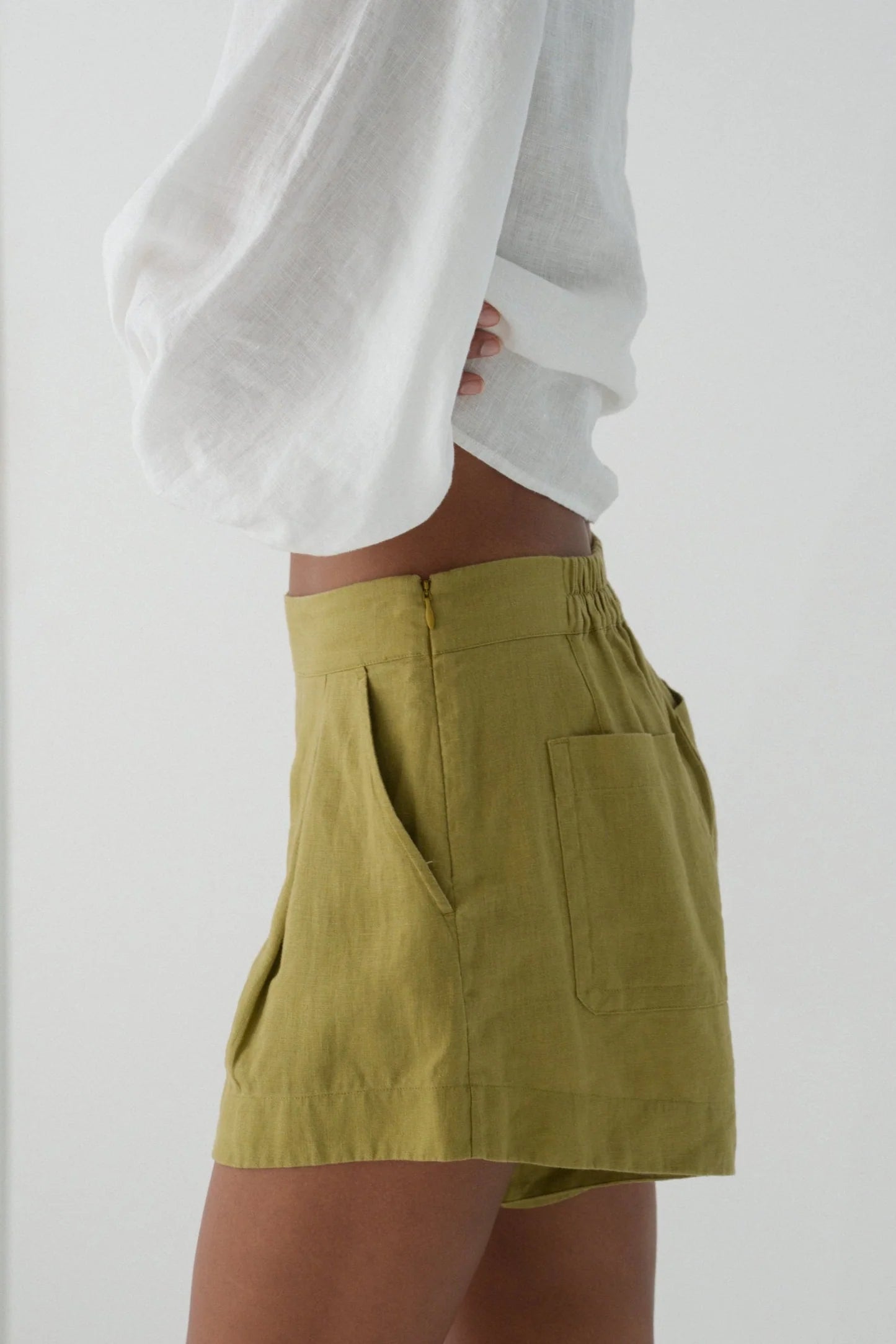GAIA LINEN SHORTS