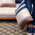 Load image into Gallery viewer, MARINA STRIPE PILLOW COVER
