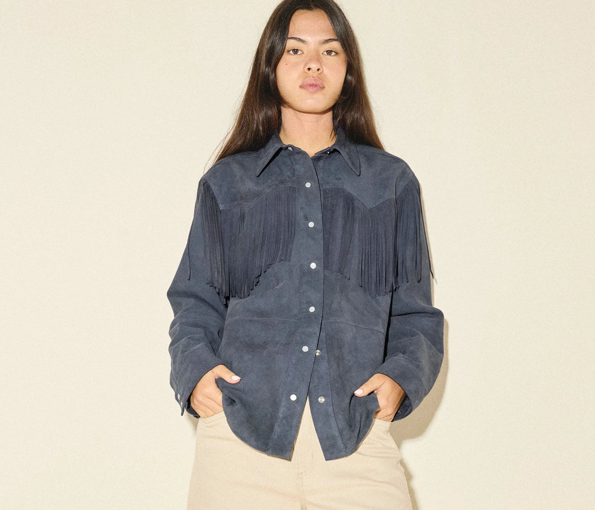 NALA SUEDE SHIRT