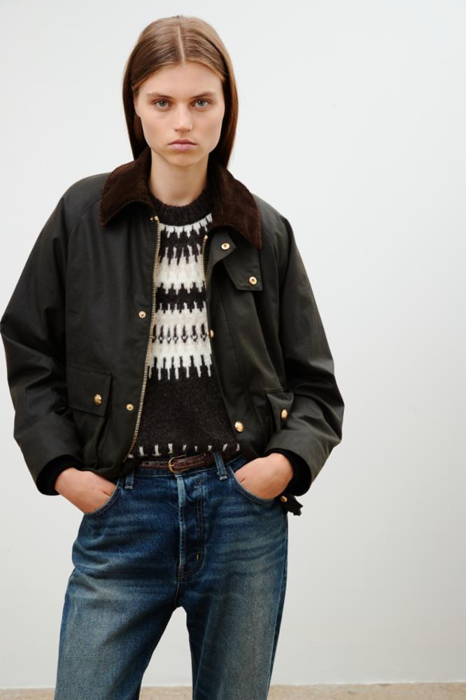 BRINLEY WAXED SHORT PARKA