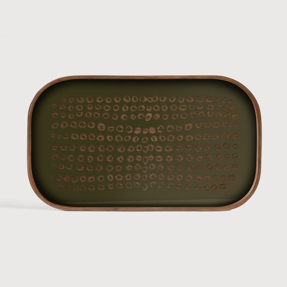 GLASS VALET TRAY