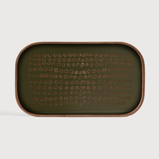 GLASS VALET TRAY