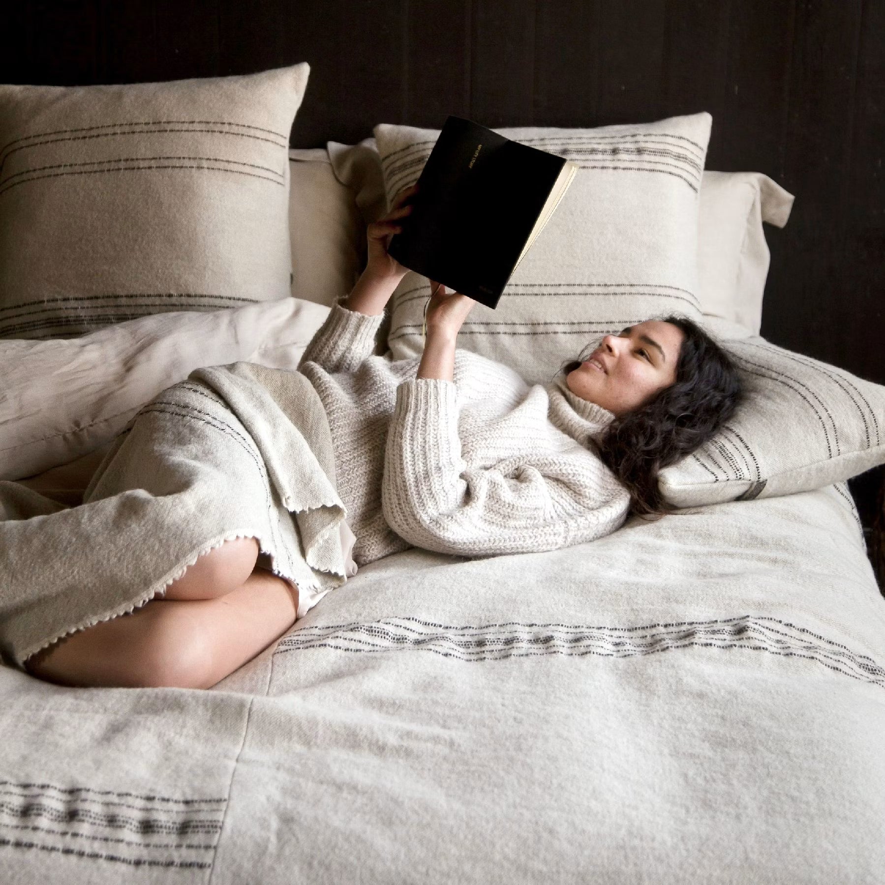 THE MOROCCAN STRIPE PILLOW COVER