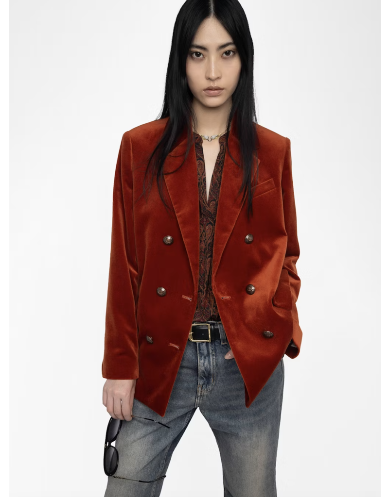 VASKA VELVET BLAZER